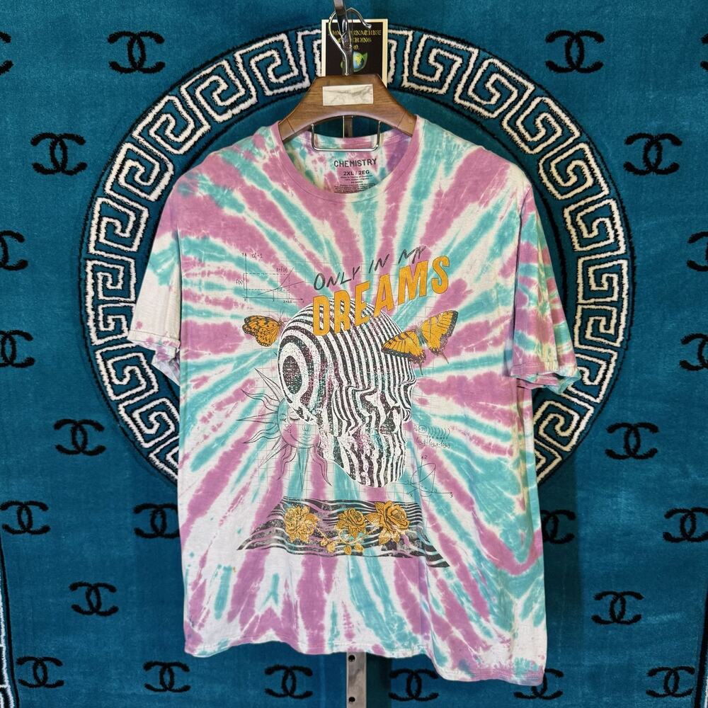 LSD SPIRAL TIE DYE ONLY IN MY DREAMS S/S T SHIRT